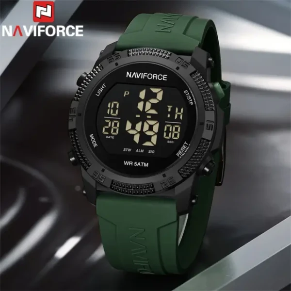 Naviforce 7104 Sports Watch Men – Green