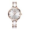 OLEVS 5872 Orginal Ceramic Watches For Woman-White