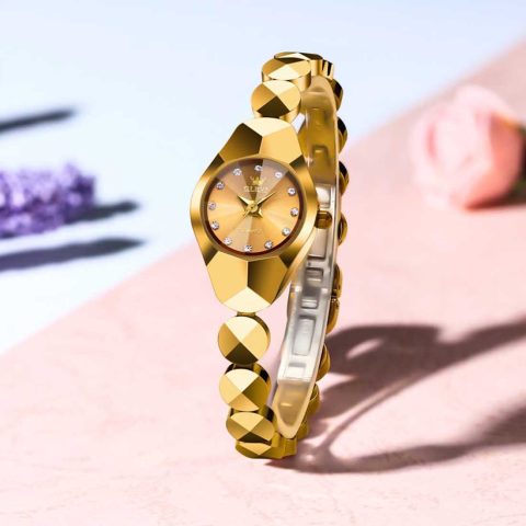 OLEVS 7007 Watch For Women – Full Golden