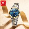 Olevs 3620 Watch For Woman –Golden Silver and Blue