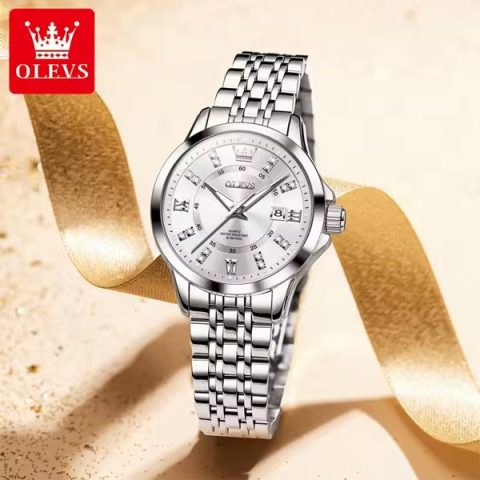 Olevs 3620 Watch For Woman –Silver