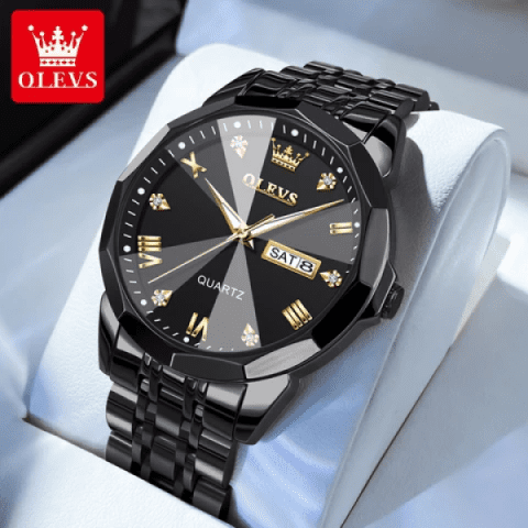 OLEVS 9931 Original For Men Watch-Full Black