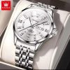 Olevs 3620 Watch For Men – Full Silver
