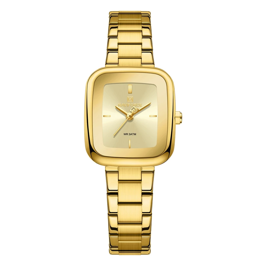 Naviforce 5075 Watch For Women-Golden