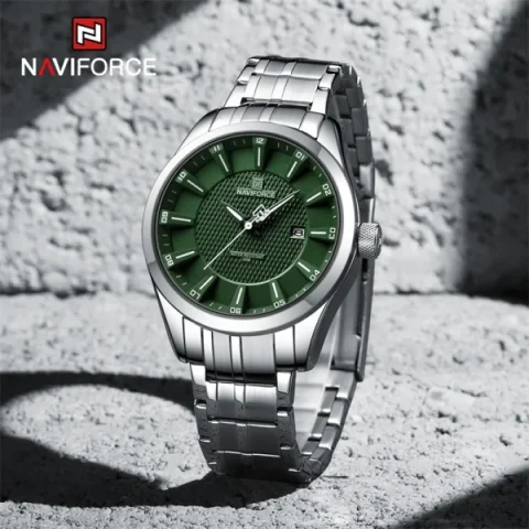 Naviforce 8032 Watch for Men-Green