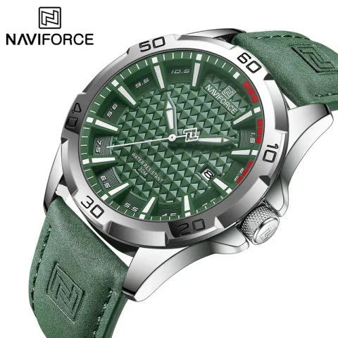Naviforce 8023 Watch For Men-Green