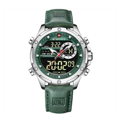 Naviforce 9208 Watch For Men- Golden Green (Copy)