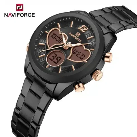 Naviforce 5045 Watch For Women – Black