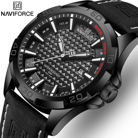 Naviforce 8023 Watch For Men-Black