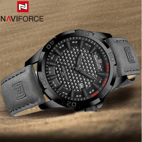 Naviforce 8023 Watch For Men-Gray