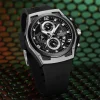 Naviforce 8051 Watch For Man-Silver Black