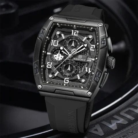 Naviforce 8052 Watch For Men-Black