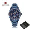 Naviforce 9117 Chain Watch For Men-Blue