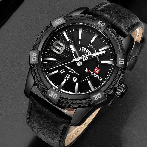 Naviforce 9117 Watch For Men – Black