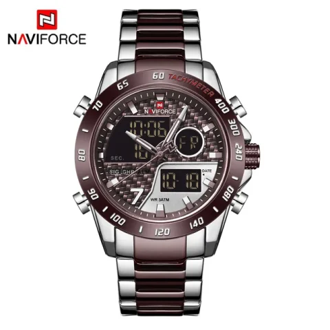 Naviforce 9171 Watch For Men- Chocolate