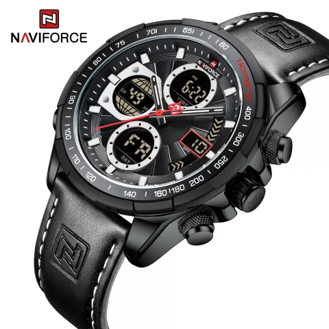 Naviforce 9197 Watch For Watch – Black