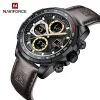 Naviforce 9197 Watch For Watch – DarkBrown Black