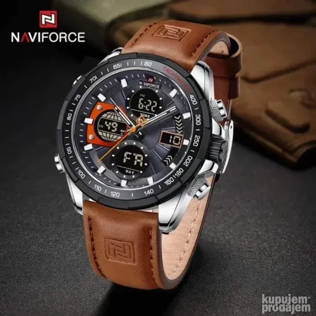 Naviforce 9197 L Watch For Watch–Brown Black Naviforce 9197 Watch For Watch–Brown Black
