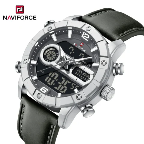 Naviforce 9263 Watch For Men-Gray