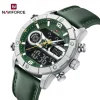 Naviforce 9263 Watch For Men-Green