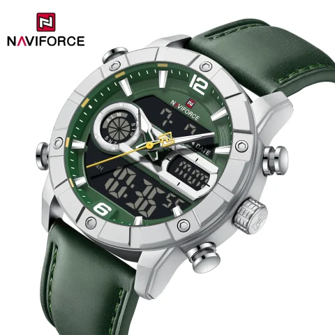 Naviforce 9263 Watch For Men-Green