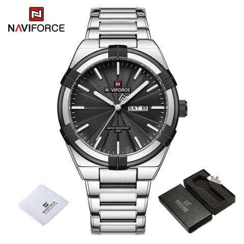 Naviforce 9218 Watch For Men-Black