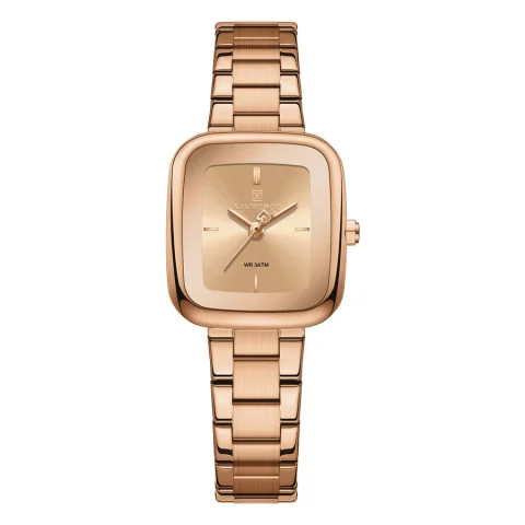 Naviforce 5075 Watch For Women-Rose Gold