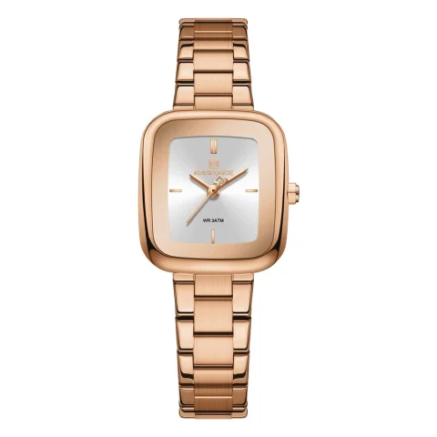 Naviforce 5075 Watch For Women-Rose White