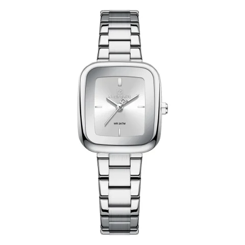Naviforce 5075 Watch For Women-Silver