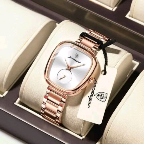 783 Poedagar Unique Design Watch For Women - Rose White