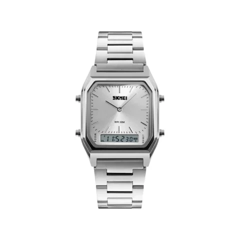 SKMEI 1220 Watch For Men-Silver