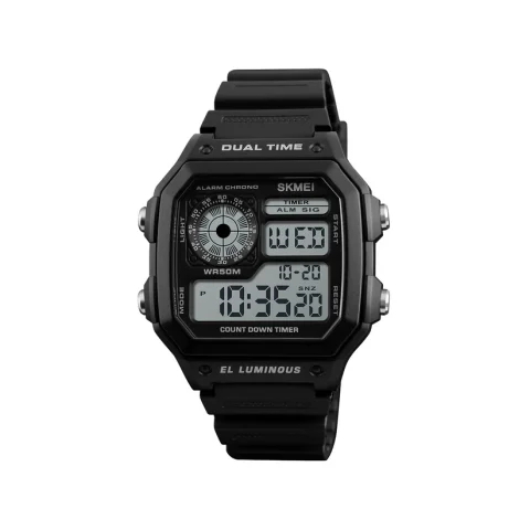 SKMEI 1299 Watch For Men-Black