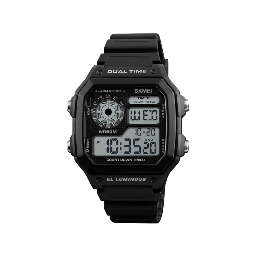 SKMEI 1299 Watch For Men-Black