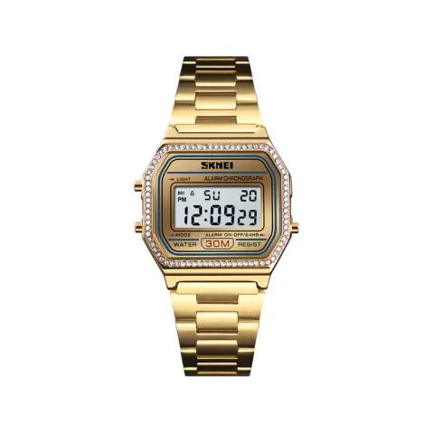 SKMEI 1474 Watch For Women-Gold