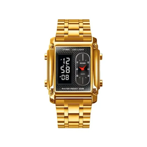 SKMEI 1868 Watch For Men-Gold