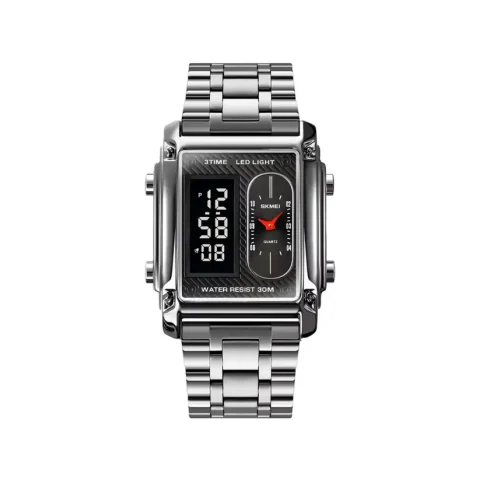 SKMEI 1868 Watch For Men-Silver