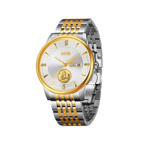 SKMEI 9309 Watch For Men-White