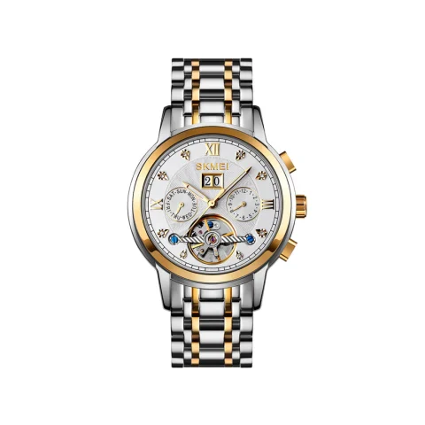 SKMEI M029 Mechanical Watch For Men-White