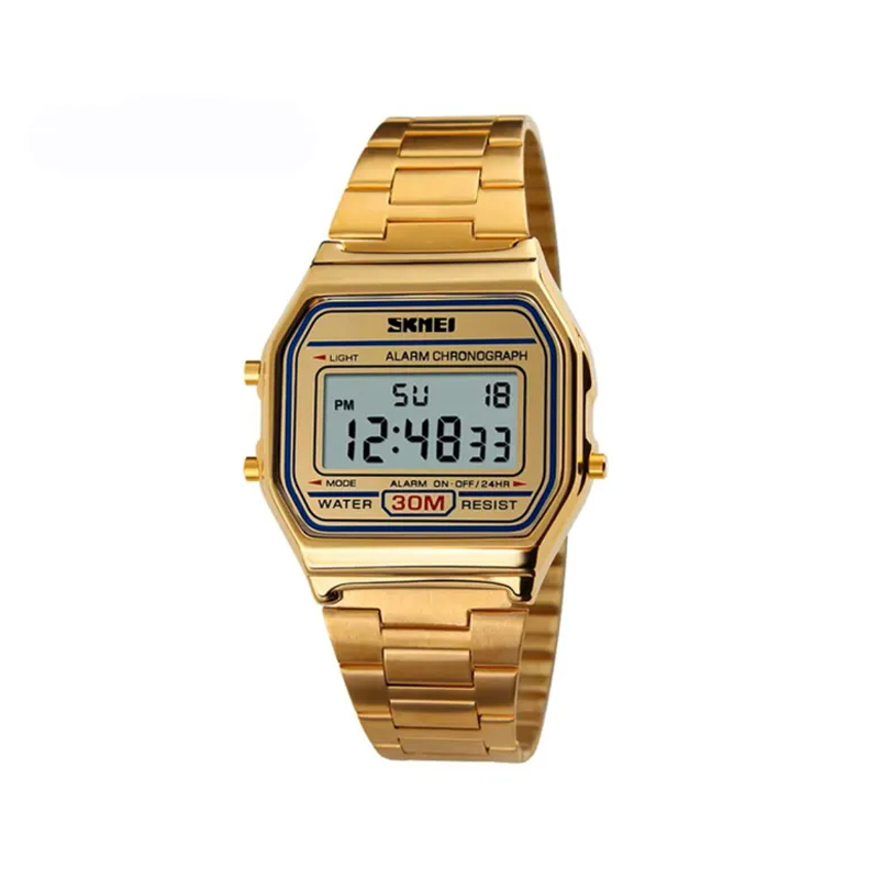 Skmei 1123 Watch for Men- Gold