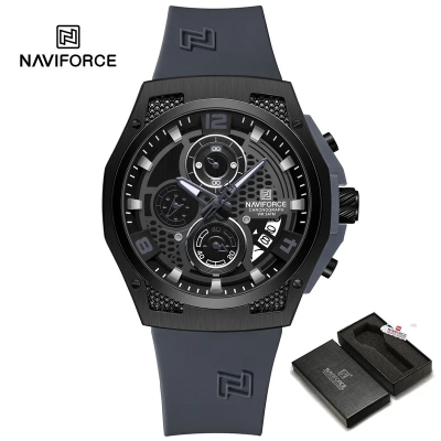 Naviforce 8051 Watch For Man-Gray
