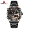 Naviforce 9171 Watch For Men-Black Gold
