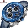 Naviforce 9197 Watch For Watch– Silver Blue