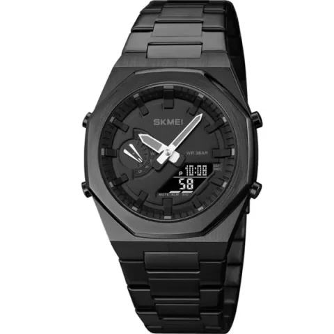 SKMEI 1816 Watch For Men-Full Black