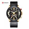 CURREN 8329 Watch for Men-Gold Black