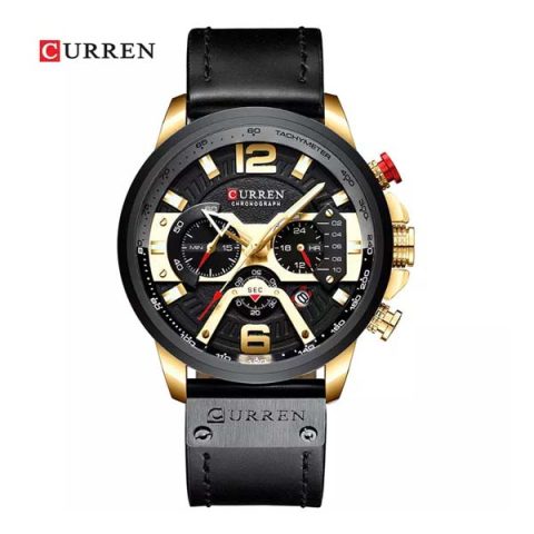 CURREN 8329 Watch for Men-Gold Black
