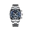 CURREN 8355 Watch for Men-Silver and Blue