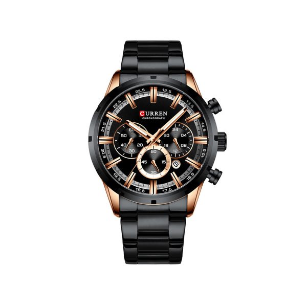 CURREN 8355 Watch for Men-Black Rose