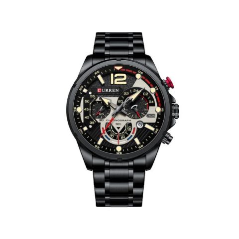 CURREN 8395 Luxury Brand Watch for Men-Black