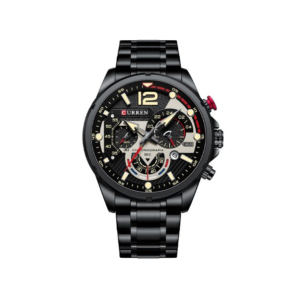 CURREN 8395 Luxury Brand Watch for Men-Black