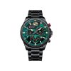 CURREN 8395 Luxury Brand Watch for Men-Black Green